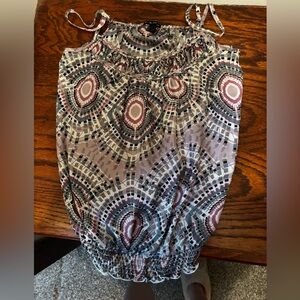 FANG Multicolor Patterned Tank Top